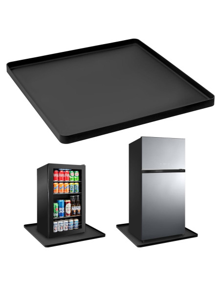 Alfombrilla de Silicona Negra para Mini Nevera 65x60cm