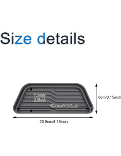 Bandeja de Goteo de Silicona INCREWAY para Refrigerador 20x7cm 2