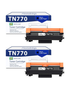 Tóner Negro TN-770 FiestaEdge Super Alta Capacidad Paquete 2