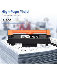 Tóner Negro TN-770 FiestaEdge Super Alta Capacidad Paquete 2 2