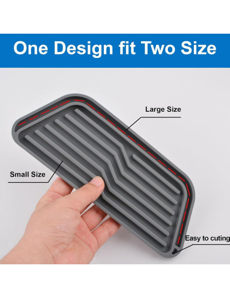 Bandeja de Goteo de Silicona INCREWAY para Refrigerador 20x7cm