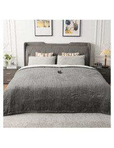 Manta Térmica Eléctrica WOOMER Individual 157x213cm 10 Niveles