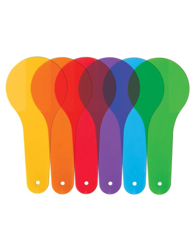 6 Paletas de Color Transparentes Juroicessry - Aprendizaje Montessori