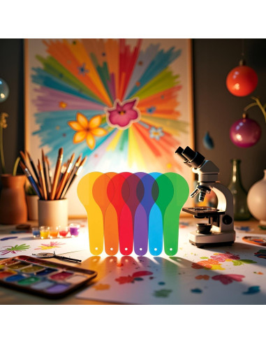 6 Paletas de Color Transparentes Juroicessry - Aprendizaje Montessori