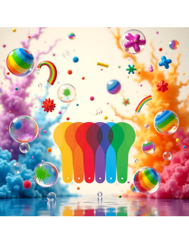 6 Paletas de Color Transparentes Juroicessry - Aprendizaje Montessori