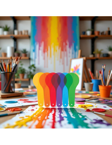 6 Paletas de Color Transparentes Juroicessry - Aprendizaje Montessori