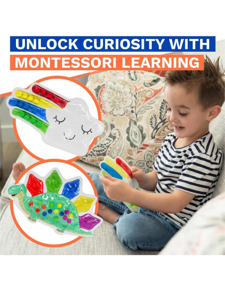 Paquete de 2 Juguetes Sensoriales de Clasificación de Color - Early Explorer Toys