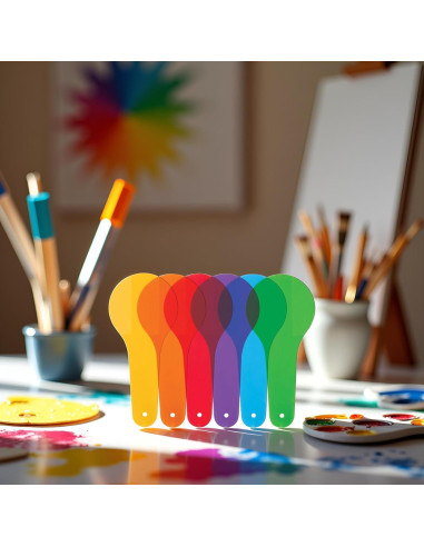 6 Paletas de Color Transparentes Juroicessry - Aprendizaje Montessori