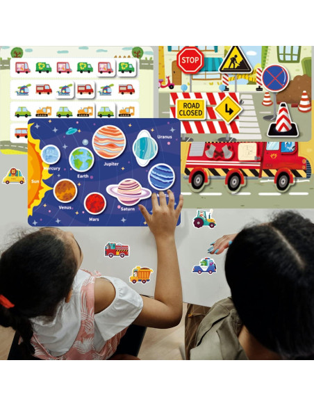 Libro Silencioso Interactivo OLRMA para Niños 3+ Tráfico