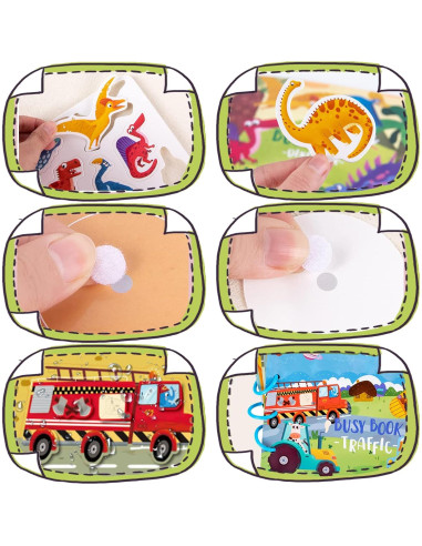 Libro Silencioso Interactivo OLRMA para Niños 3+ Tráfico