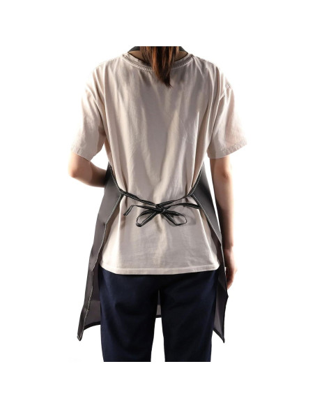 Delantal ajustable BWKTOP para enfermeras con bolsillos 49x68cm