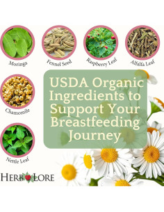 Tintura Orgánica Herb Lore para Lactancia - Aumento de Leche 118 ml 2