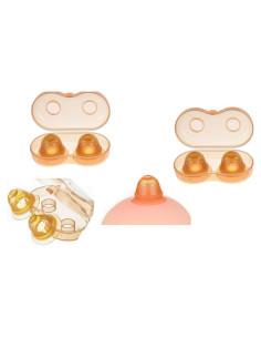Corrector de pezón Gojoin para lactancia marrón - 3 pares
