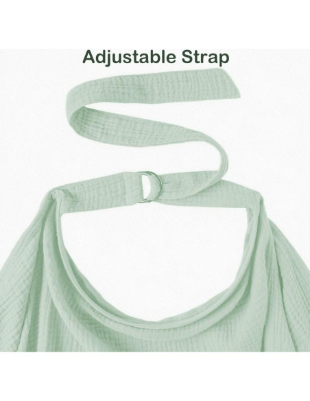 Cubierta de Lactancia 100% Algodón Muselina Ajustable - 2 Piezas Cubierta de Lactancia 100% Algodón Muselina Ajustable - 2 Piezas