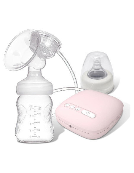 Extractor de Leche Eléctrico Rabbitcozy Portátil Rosa 2 Modos 9 Niveles