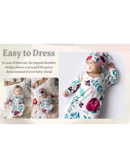 Conjunto de Dormir Bebé Recién Nacido Giggle Angel 0-3 Meses