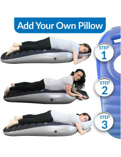 Almohada de Embarazo Cozy Bump Rosa 100% Algodón para Dormir 2