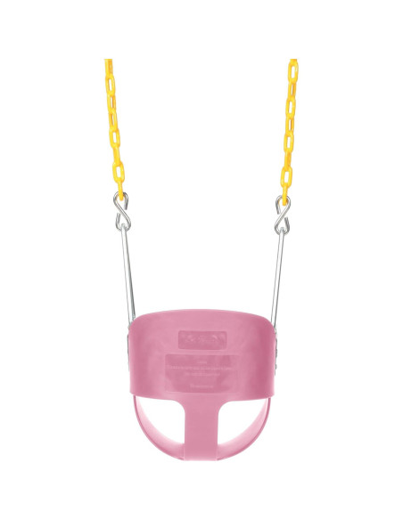 Asiento de columpio para niños Eastern Jungle Gym rosa 29.2x25.4cm