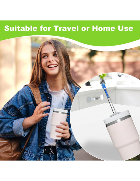 Juego de 12 cepillos limpiadores de popotes LIFEHIM 30.48 cm