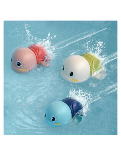 Juguetes de Baño para Bebés Gute - Tortugas Nadadoras a Cuerda (3 Pzs)