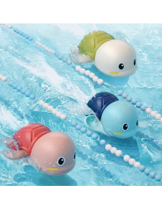 Juguetes de Baño para Bebés Gute - Tortugas Nadadoras a Cuerda (3 Pzs) 2