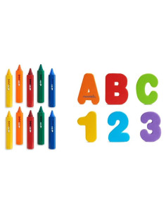 Set de Juguetes de Baño Munchkin - Letras y Números de Espuma