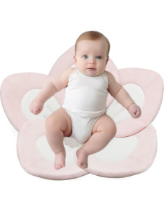 Almohadilla de Baño para Bebés PandaEar Rosa 80x80 cm 2