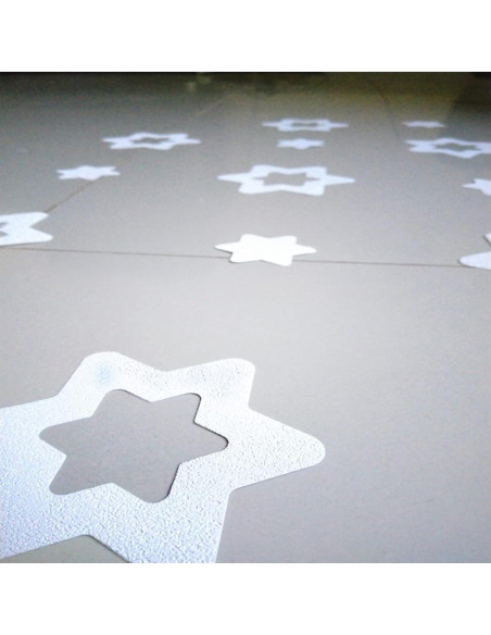 Stickers Antideslizantes para Ducha Compac Safe-T-Shapes Estrella 14 Piezas