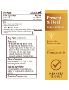 Ungüento para Erupciones de Pañal A+D Original 453g 2