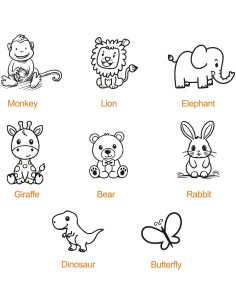 Juego de Cepillo y Peine Personalizado EDSG para Bebés 2