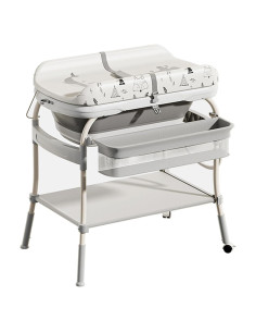 Bañera y Mesa de Cambio PandaEar 2-en-1 Plegable Ajustable