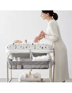 Bañera y Mesa de Cambio PandaEar 2-en-1 Plegable Ajustable 2