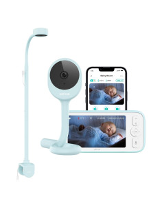 NETVUE Monitor de Bebé con Cámara y Audio 5" Azul