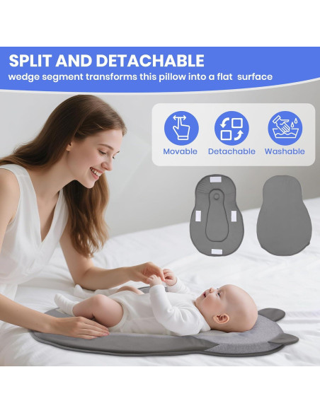 Almohada de Alimentación para Bebés Rootling - Cuña Reflujo 1.22 kg Almohada de Alimentación para Bebés Rootling - Cuña Reflujo 1.22 kg