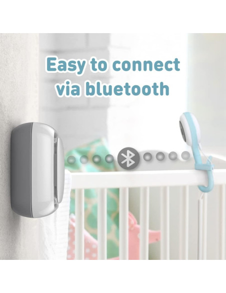 Monitor de Bebé Lollipop Pistacho con Cámara y Sensor Ambiental