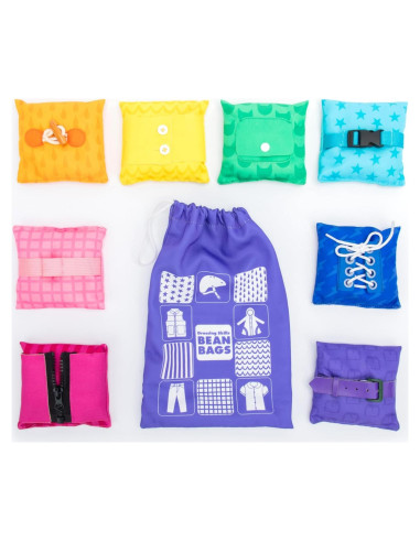 Bolsas de Frijoles para Aprender a Vestirse Educational Insights