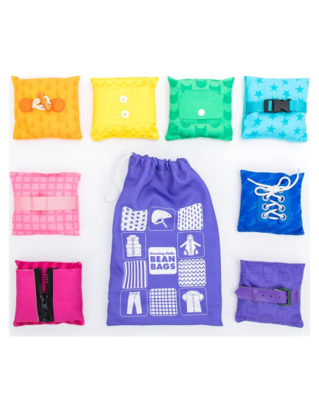 Bolsas de Frijoles para Aprender a Vestirse Educational Insights