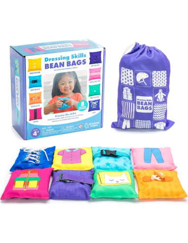 Bolsas de Frijoles para Aprender a Vestirse Educational Insights