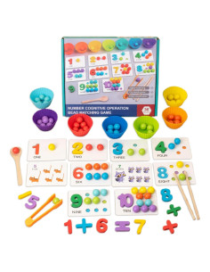 Juego de Matemáticas Montessori Wshxjzyay - Aprendizaje de Números