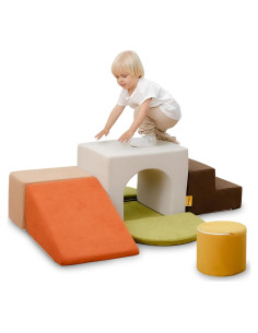 Conjunto de Escalada de Espuma BanaSuper - 7 Piezas Coloridas