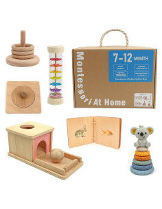 Set de Juguetes Montessori para Bebés 7-12 Meses - Leader Joy