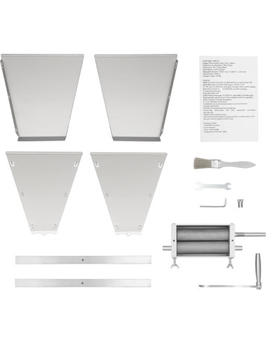 Molino de Grano BENTFL 4L para Cerveza, Ajustable y Eléctrico