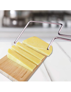 Cortador de Queso Bremen de Acero Inoxidable con 2 Alambres 2