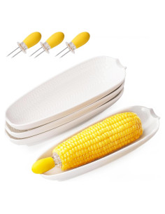 Set de 4 Soportes de Mazorca de Maíz Cerámica Dafuceramic