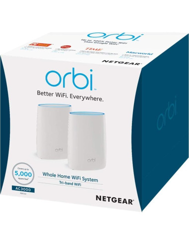 Sistema WiFi Mesh NETGEAR Orbi RBK50 Renovado - 465 m