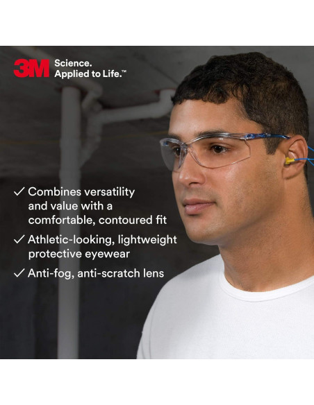 Gafas de Seguridad 3M Virtua CCS Antivaho Paquete de 20