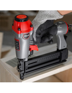 Clavadora Neumática 2-en-1 XtremepowerUS 18 Gauge con 300 Clavos 2
