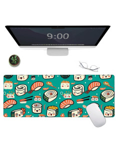 Alfombrilla de Ratón Grande MIEPOS Sushi 800x300mm Antideslizante