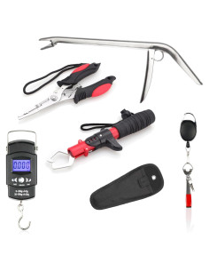 Kit de herramientas de pesca Chilove 5 piezas con balanza digital