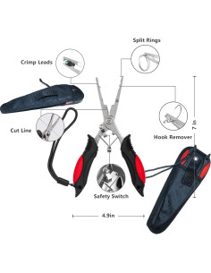 Kit de herramientas de pesca Chilove 5 piezas con balanza digital 2